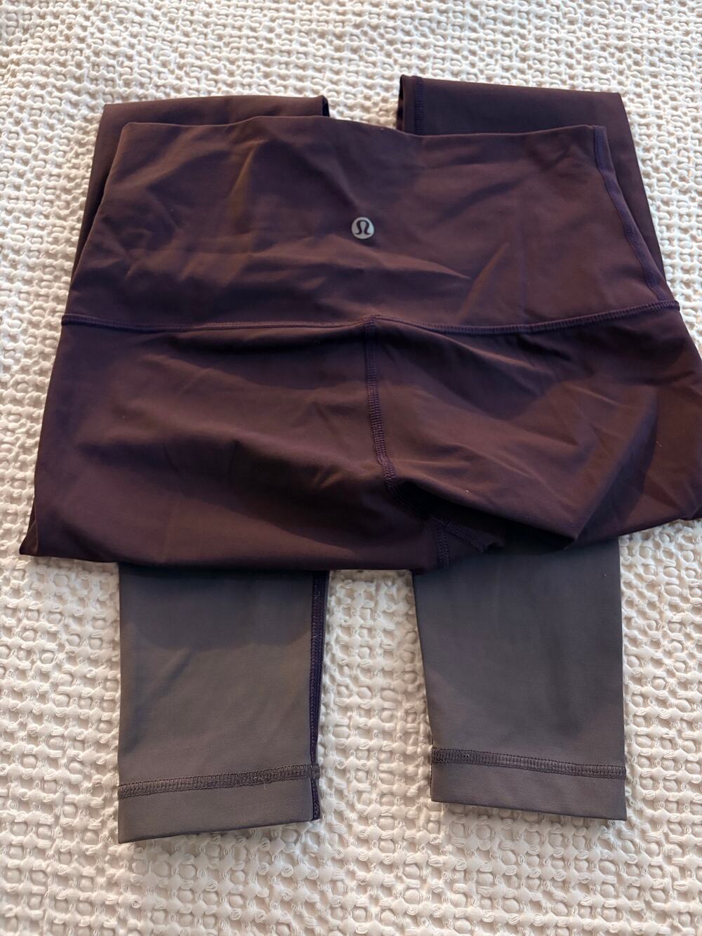 Lululemon Sz 6 purple to gray ombré align leggings buttery soft and silky